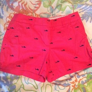 Shark print Cambridge shorts